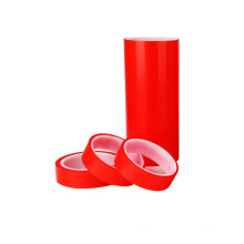 Double Face Adhesive Red Film PET Tape